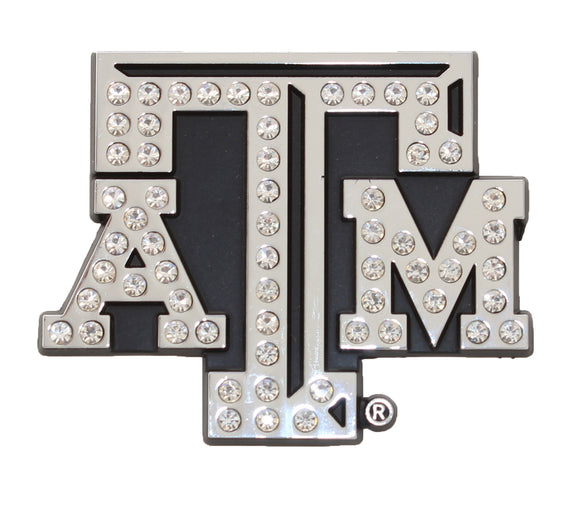 Texas A&M ATM Crystal Metal Auto Emblem