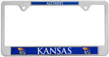 Kansas Alumni Metal License Plate Frame