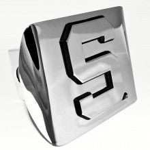Michigan State Spartans S on Chrome Metal Hitch Cover