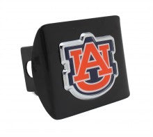 University of Auburn Color on Black Metal Hitch Cover