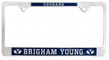 Brigham Young University Cougars Metal License Plate Frame