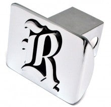 Rice University Chrome Metal Hitch Cover