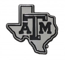 Texas A&M ATM Debossed Metal Auto Emblem