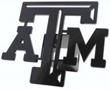Texas A&M Large Black Metal Hitch Cover