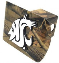 Washington State University Cougars Camo Metal Hitch Cover