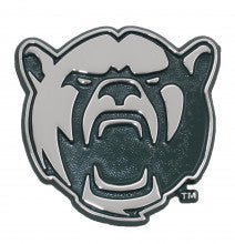 Baylor University Bear Green Metal Auto Emblem