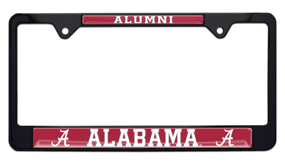 University of Alabama Alumni Black Metal License Plate Frame