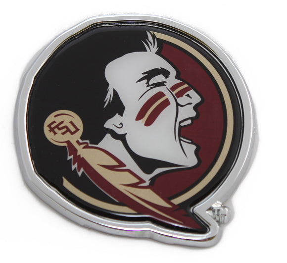 Florida State Seminoles Colors Metal Auto Emblem