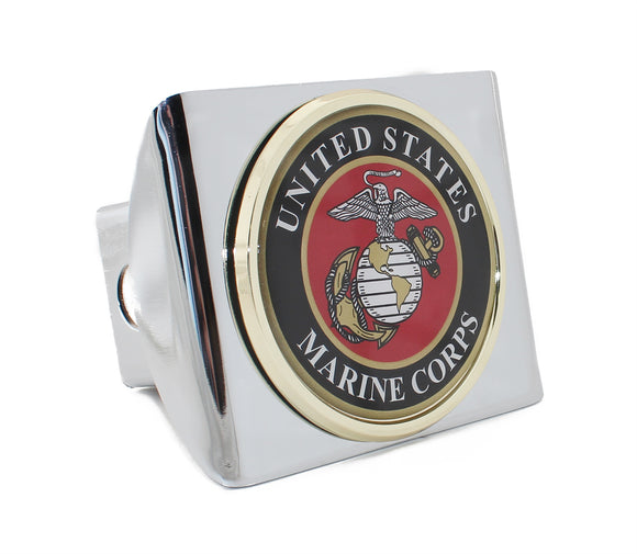 Marines Seal Chrome Metal Hitch Cover