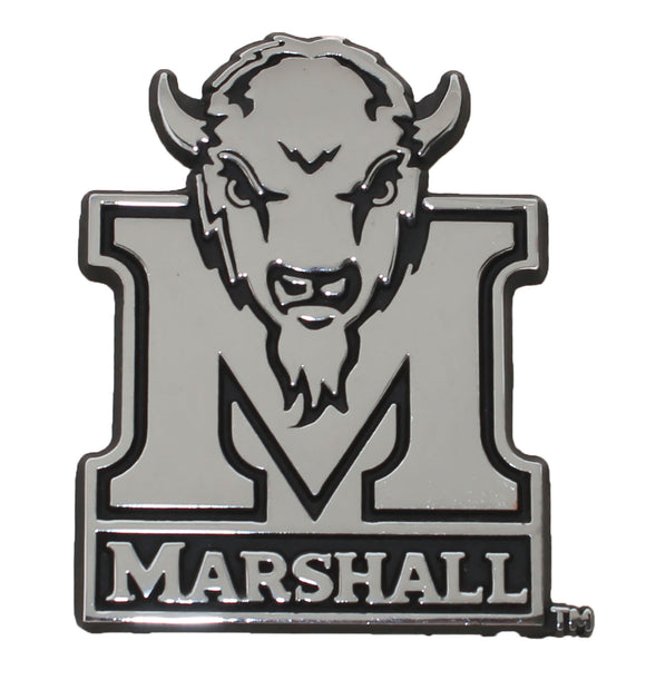 Marshall University Herd Marco Metal Auto Emblem