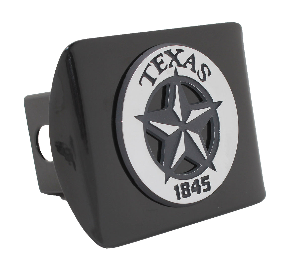 TWO- TEXAS STAR EDITION 3 EMBLEMS WHITE/BLACK BADGE UNIVERSAL