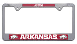 University of Arkansas Alumni Metal License Plate Frame