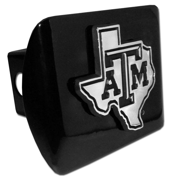 Texas A&M ATM Debossed Black Metal Hitch Cover