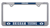 Brigham Young University Cougars Metal License Plate Frame