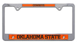 Oklahoma State Cowboys Metal License Plate Frame