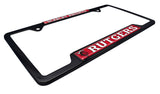 Rutgers Scarlet Knights Black Metal License Plate Frame