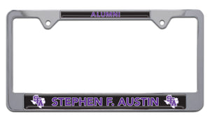 Stephen F. Austin University SFA Alumni Lumberjacks Metal License Plate Frame