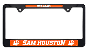 Sam Houston State University Metal License Plate Frame