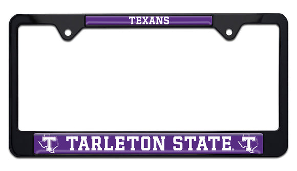 Tarleton State University Texans Black Metal License Plate Frame