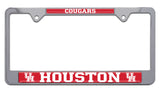 University of Houston Cougars Metal License Plate Frame