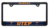 UT El Paso Miners Metal License Plate Frame