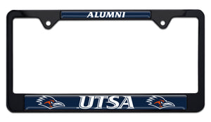 UTSA Roadrunners Alumni Black Metal License Plate Frame