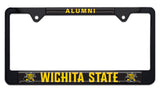 Wichita State Alumni Black Metal License Plate Frame