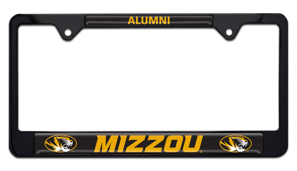 Missouri Tigers Alumni Metal License Plate Frame