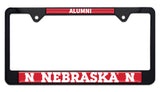 Nebraska Alumni Metal License Plate Frame