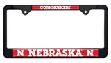 Nebraska Huskers Metal License Plate Frame