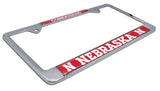 Nebraska Huskers Metal License Plate Frame
