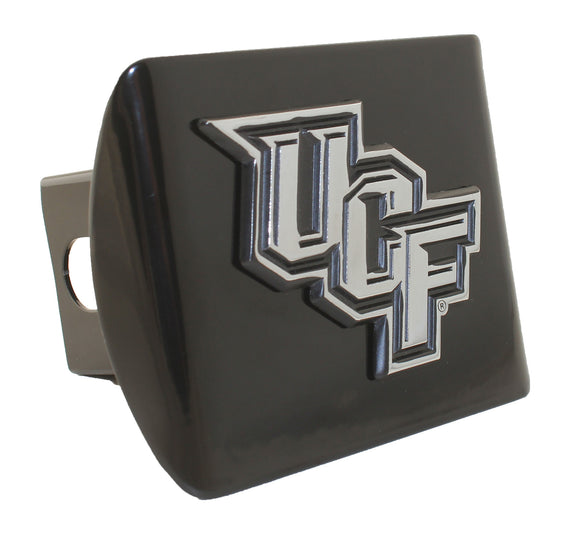 University of Central Florida Black Metal Hitch Cover