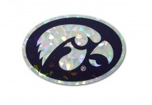 Iowa Silver Reflective Decal