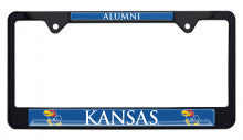 Kansas Alumni Black Metal License Plate Frame