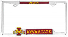 Iowa State Alumni Metal License Plate Frame