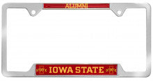 Iowa State Cyclones Alumni Metal License Plate Frame