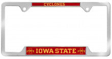 Iowa State Cyclones Metal License Plate Frame