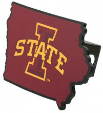 Iowa State Large Metal Hitch Cover