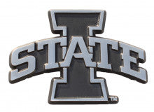 Iowa State Cyclones Matte Metal Auto Emblem