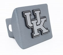 University of Kentucky Wildcats on Silver Metal Hitch Cover
