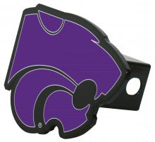 Kansas State Wildcats Powercat Large Metal Hitch Cover