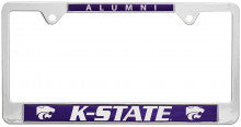 Kansas State Alumni Metal License Plate Frame
