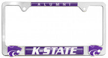 Kansas State Alumni 3D Metal License Plate Frame