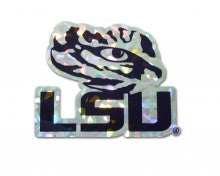 LSU Tiger Eye Reflective Silver Decal