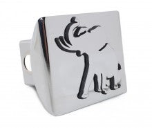University of Alabama Pachyderm on Chrome Metal Hitch Cover