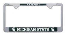 Michigan State Alumni Metal License Plate Frame