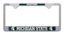 Michigan State Spartans Metal License Plate Frame