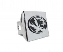 Missouri Tigers Chrome Metal Hitch Cover