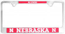 Nebraska Alumni Metal License Plate Frame