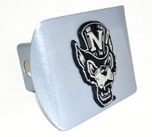 Nevada at Reno Wolfie Silver Metal Hitch Cover